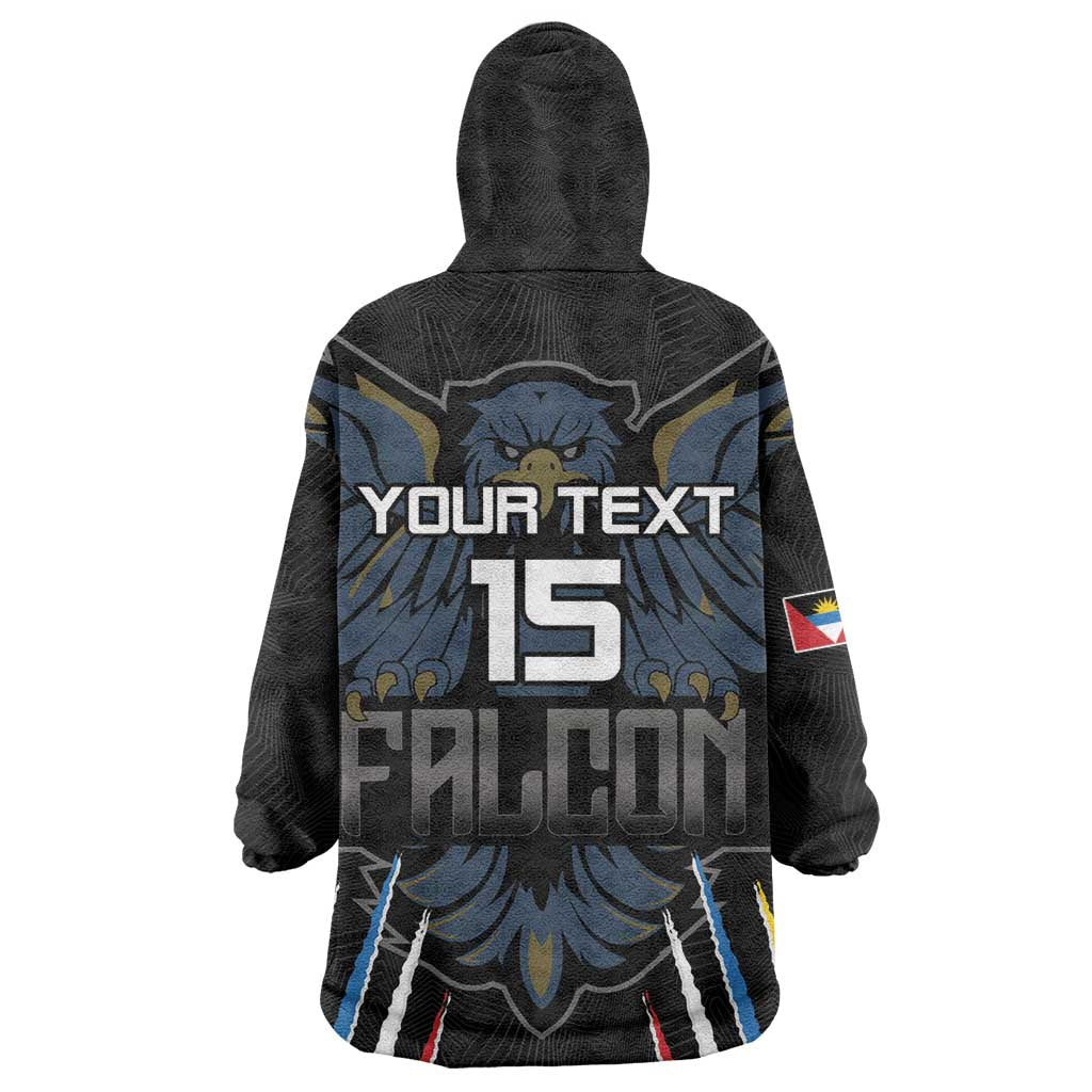 Antigua and Barbuda Cricket Custom Kid Wearable Blanket Hoodie Go Falcons - African Pride
