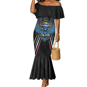 Antigua and Barbuda Cricket Custom Mermaid Dress Go Falcons - African Pride