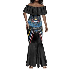 Antigua and Barbuda Cricket Custom Mermaid Dress Go Falcons - African Pride