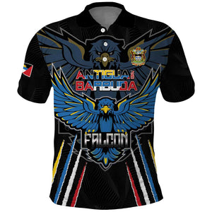 Antigua and Barbuda Cricket Custom Polo Shirt Go Falcons - African Pride