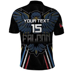 Antigua and Barbuda Cricket Custom Polo Shirt Go Falcons - African Pride