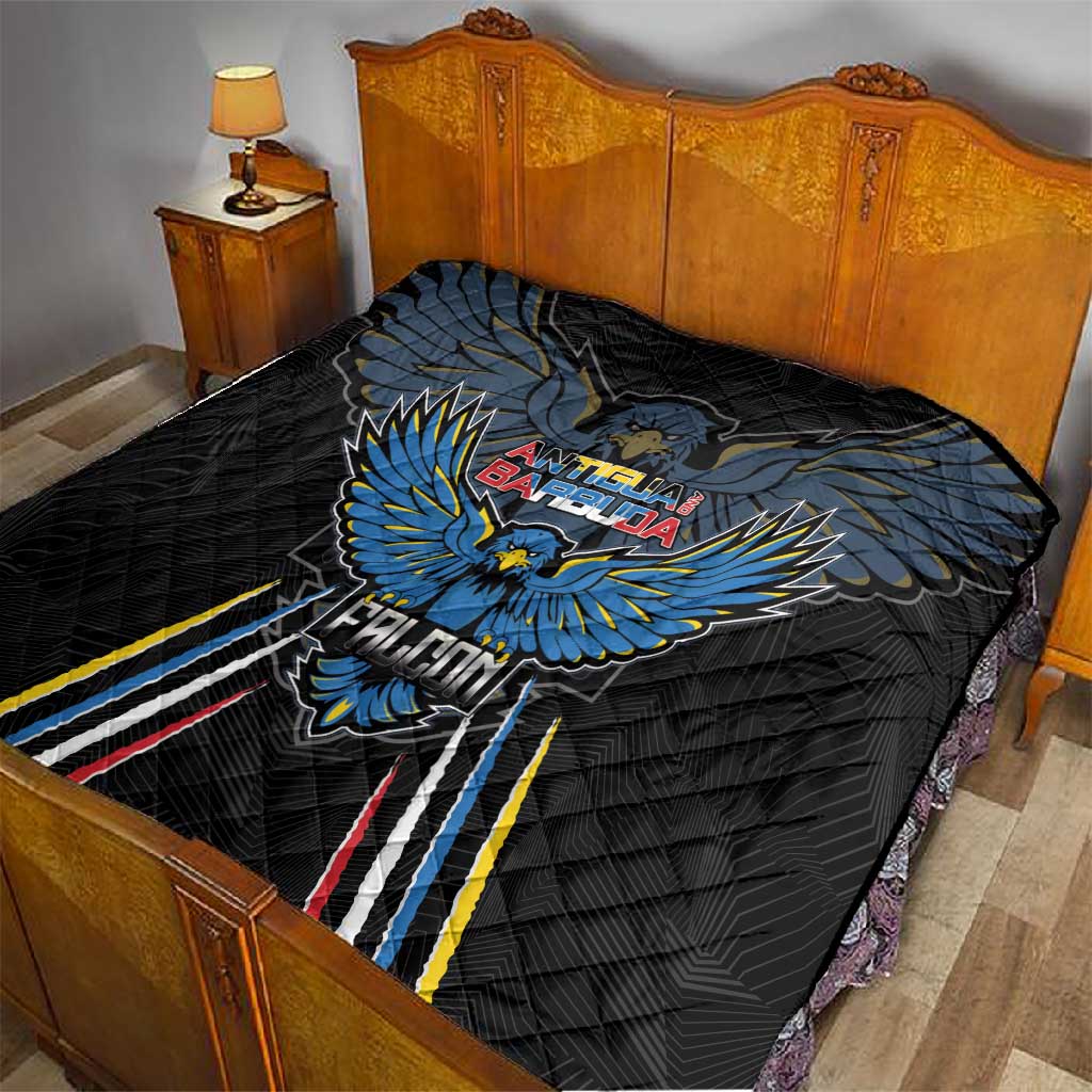 Antigua and Barbuda Cricket Quilt Go Falcons - African Pride