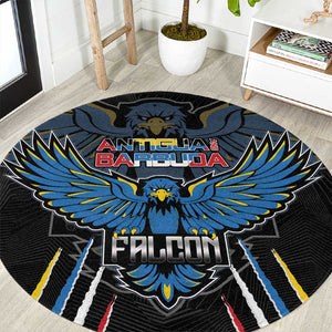 Antigua and Barbuda Cricket Round Carpet Go Falcons - African Pride
