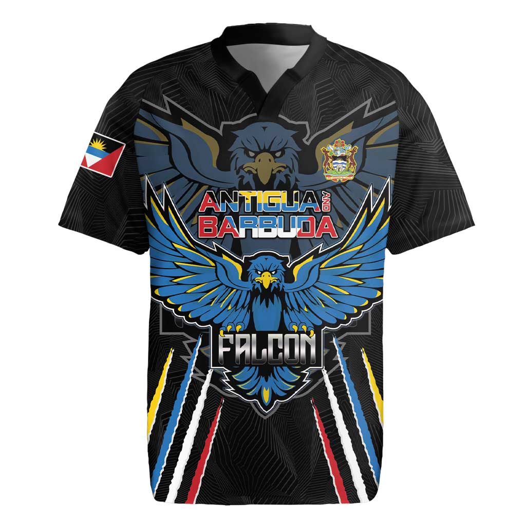 Antigua and Barbuda Cricket Custom Rugby Jersey Go Falcons - African Pride