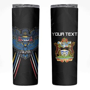 Antigua and Barbuda Cricket Custom Skinny Tumbler Go Falcons - African Pride