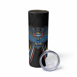 Antigua and Barbuda Cricket Custom Skinny Tumbler Go Falcons - African Pride