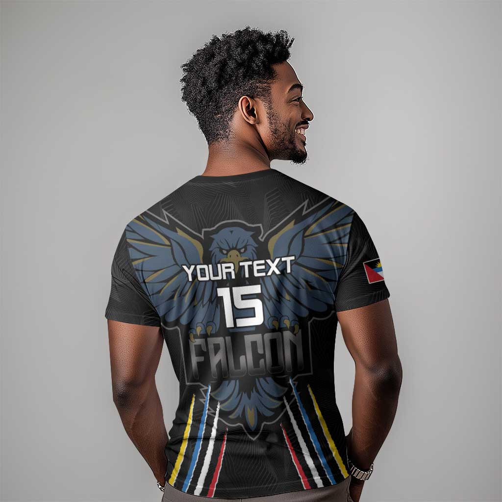 Antigua and Barbuda Cricket Custom T shirt Go Falcons - African Pride