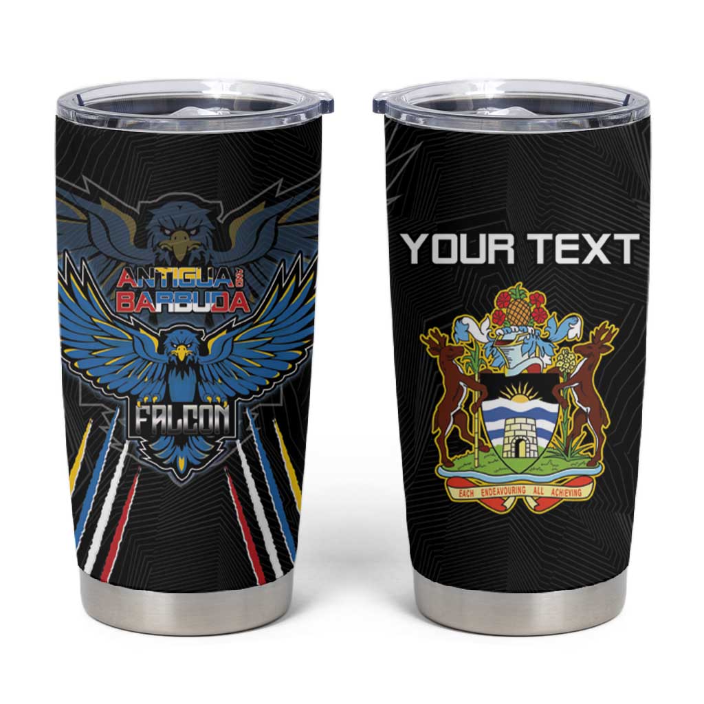 Antigua and Barbuda Cricket Custom Tumbler Cup Go Falcons - African Pride