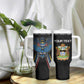 Antigua and Barbuda Cricket Custom Tumbler With Handle Go Falcons - African Pride