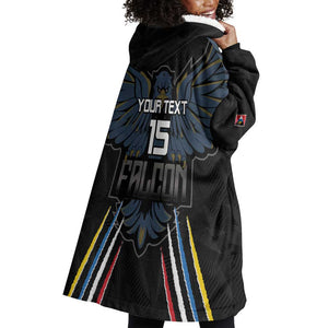 Antigua and Barbuda Cricket Custom Wearable Blanket Hoodie Go Falcons - African Pride