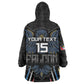 Antigua and Barbuda Cricket Custom Wearable Blanket Hoodie Go Falcons - African Pride