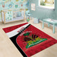 Personalized Haiti 1964 Area Rug Coat Of Arms - Polynesian Style - African Pride