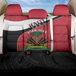 Personalized Haiti 1964 Back Car Seat Cover Coat Of Arms - Polynesian Style - African Pride
