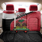 Personalized Haiti 1964 Back Car Seat Cover Coat Of Arms - Polynesian Style - African Pride