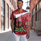 Personalized Haiti 1964 Baseball Jersey Coat Of Arms - Polynesian Style - African Pride