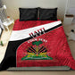 Personalized Haiti 1964 Bedding Set Coat Of Arms - Polynesian Style - African Pride