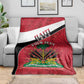 Personalized Haiti 1964 Blanket Coat Of Arms - Polynesian Style - African Pride