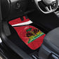 Personalized Haiti 1964 Car Mats Coat Of Arms - Polynesian Style - African Pride
