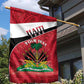 Personalized Haiti 1964 Garden Flag Coat Of Arms - Polynesian Style - African Pride