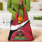 Personalized Haiti 1964 Grocery Bag Coat Of Arms - Polynesian Style - African Pride