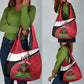 Personalized Haiti 1964 Grocery Bag Coat Of Arms - Polynesian Style - African Pride