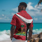 Personalized Haiti 1964 Hawaiian Shirt Coat Of Arms - Polynesian Style - African Pride