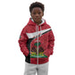 Personalized Haiti 1964 Kid Hoodie Coat Of Arms - Polynesian Style - African Pride