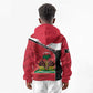 Personalized Haiti 1964 Kid Hoodie Coat Of Arms - Polynesian Style - African Pride