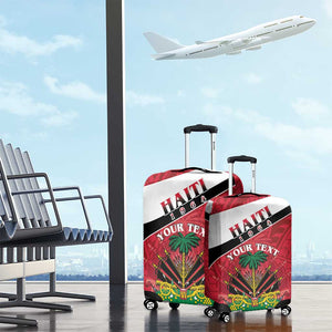 Personalized Haiti 1964 Luggage Cover Coat Of Arms - Polynesian Style - African Pride