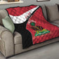 Personalized Haiti 1964 Quilt Coat Of Arms - Polynesian Style - African Pride