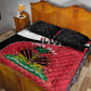 Personalized Haiti 1964 Quilt Bed Set Coat Of Arms - Polynesian Style - African Pride