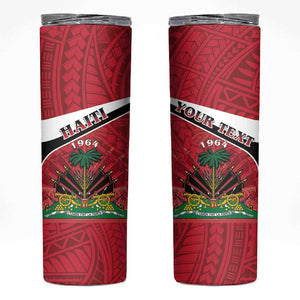 Haiti 1964 Skinny Tumbler Coat Of Arms - Polynesian Style - African Pride