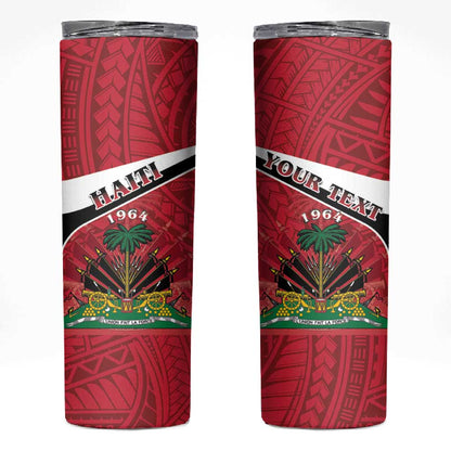 Haiti 1964 Skinny Tumbler Coat Of Arms - Polynesian Style - African Pride