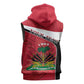 Personalized Haiti 1964 Sleeveless Hoodie Coat Of Arms - Polynesian Style - African Pride