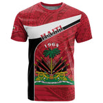 Personalized Haiti 1964 T shirt Coat Of Arms - Polynesian Style - African Pride