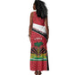 Personalized Haiti 1964 Tank Maxi Dress Coat Of Arms - Polynesian Style - African Pride