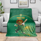 Custom South Africa Blanket Lion Mascot Proteas Cricket