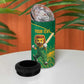Custom South Africa 4 in 1 Can Cooler Tumbler Lion Mascot Proteas Cricket