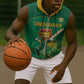 Custom South Africa Sleeveless Zip Hoodie Lion Mascot Proteas Cricket - African Pride