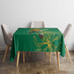 Custom South Africa Tablecloth Lion Mascot Proteas Cricket
