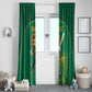 Custom South Africa Window Curtain Lion Mascot Proteas Cricket