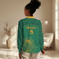 Custom South Africa Women Casual Shirt Lion Mascot Proteas Cricket LT15