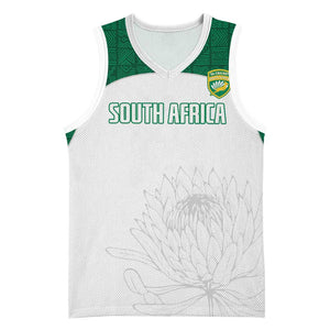 Custom Afro South Africa Cricket Basketball Jersey Go Proteas - African Pattern - African Pride
