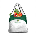 Custom Afro South Africa Cricket Grocery Bag Go Proteas - African Pattern