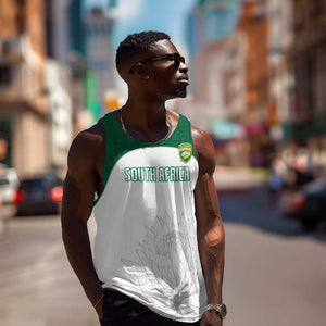 Custom Afro South Africa Cricket Men Tank Top Go Proteas - African Pattern