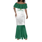 Custom Afro South Africa Cricket Mermaid Dress Go Proteas - African Pattern
