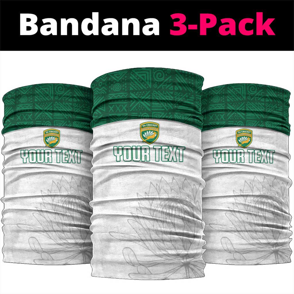 Custom Afro South Africa Cricket Neck Gaiter Go Proteas - African Pattern LT15