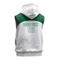 Custom Afro South Africa Cricket Sleeveless Hoodie Go Proteas - African Pattern - African Pride