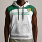 Custom Afro South Africa Cricket Sleeveless Hoodie Go Proteas - African Pattern - African Pride