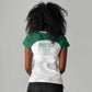 Custom Afro South Africa Cricket Women V-Neck T-Shirt Go Proteas - African Pattern